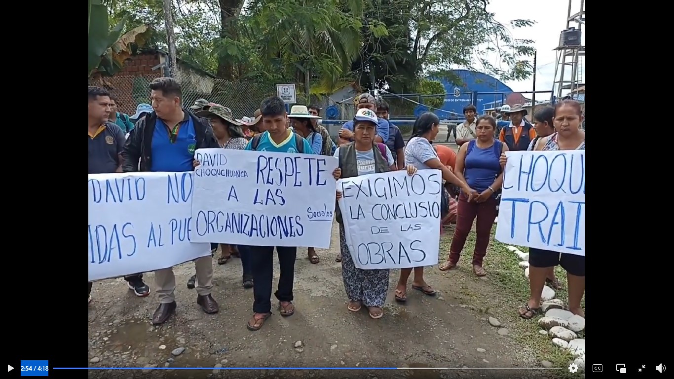 Interculturales En Vigilia En Chimor Por Visita De Choquehuanca