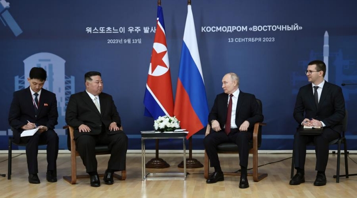 EEUU Corea del Sur y Japón advirtieron a Putin y Kim sobre cualquier