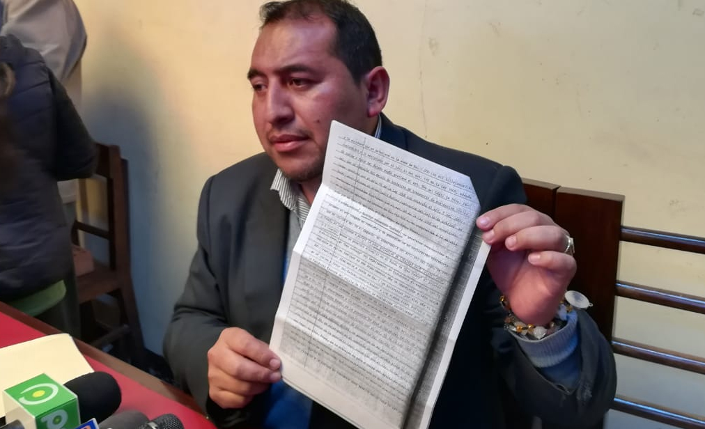 Denuncian que el presidente del Concejo Municipal de El Alto tiene sentencia por narcotráfico