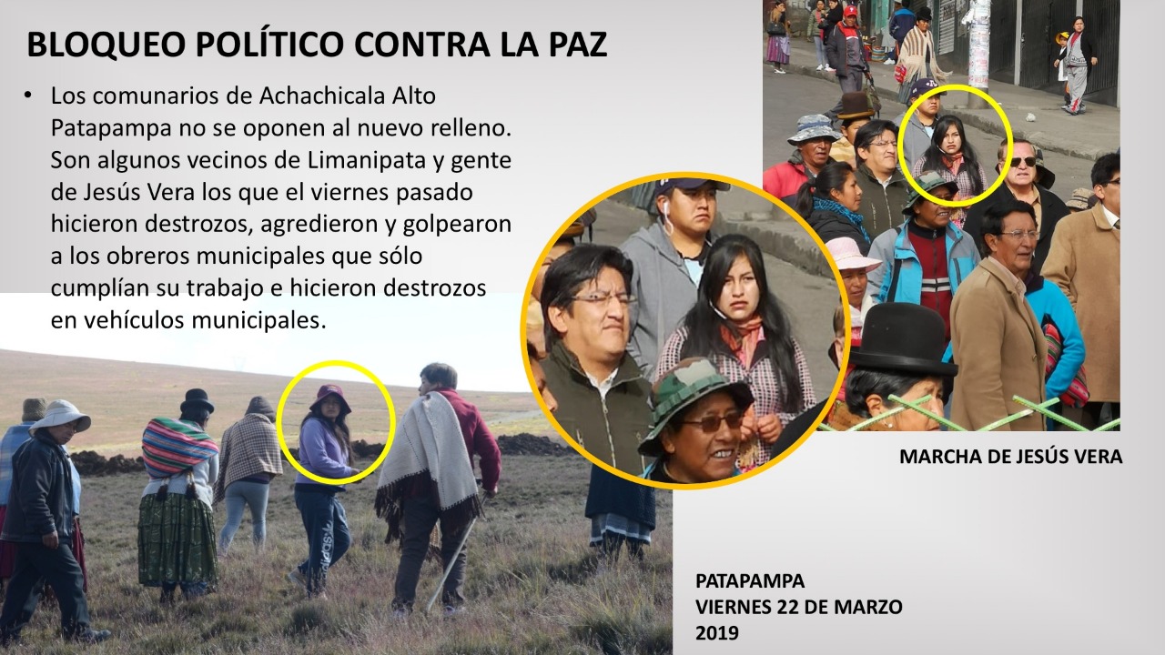 Identifican a dirigentes masistas como promotores de las protestas contra el nuevo relleno sanitario