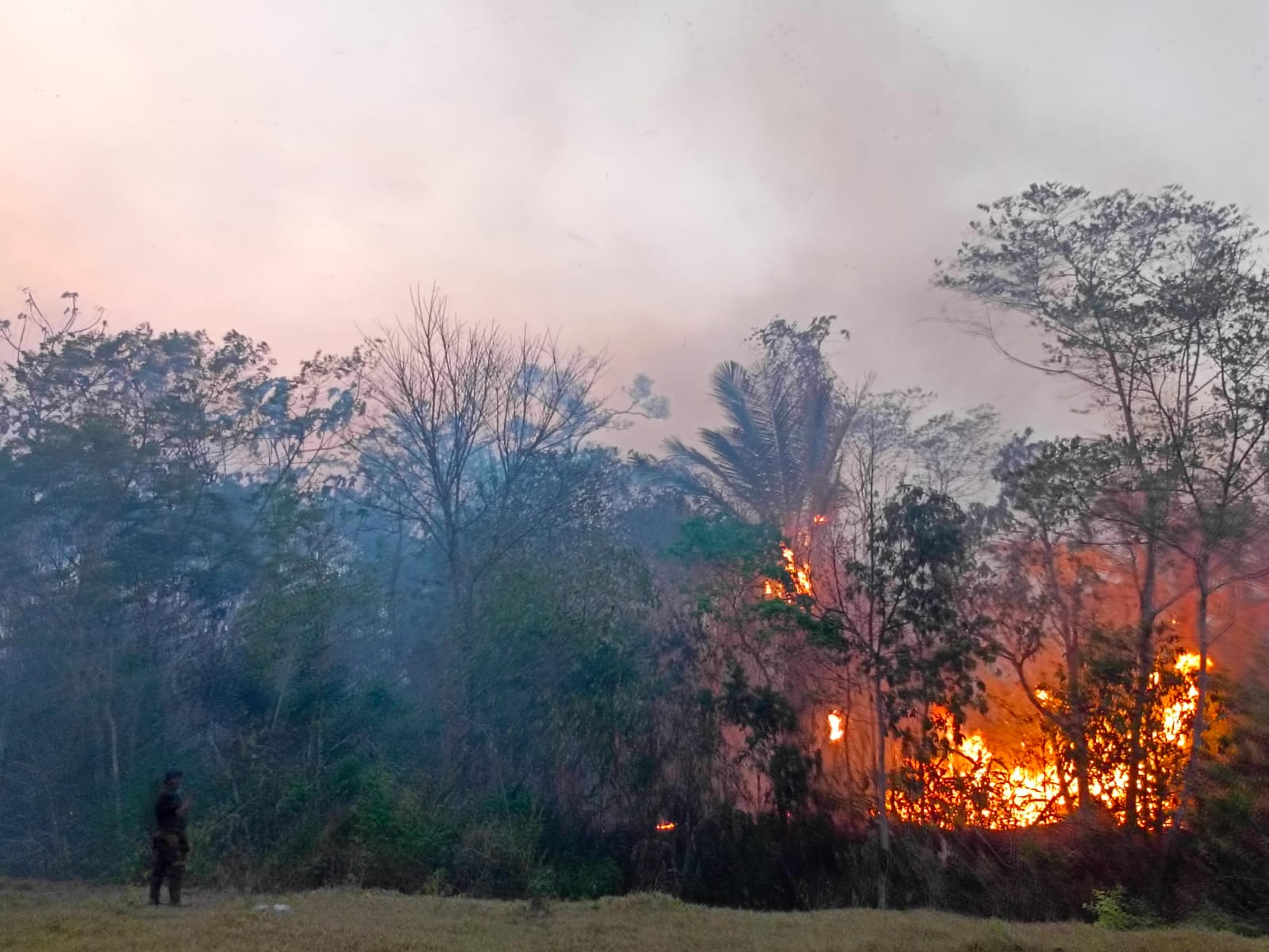 El fuego consume casas en San Buenaventura, Rurrenabaque y San Borja