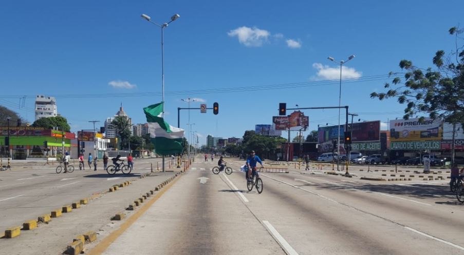 Contundente paro cívico cruceño y el Gobierno dice que es “forzado”