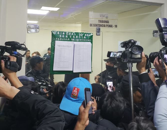 En reserva se realiza audiencia de cesación a la detención de Jhiery Fernández