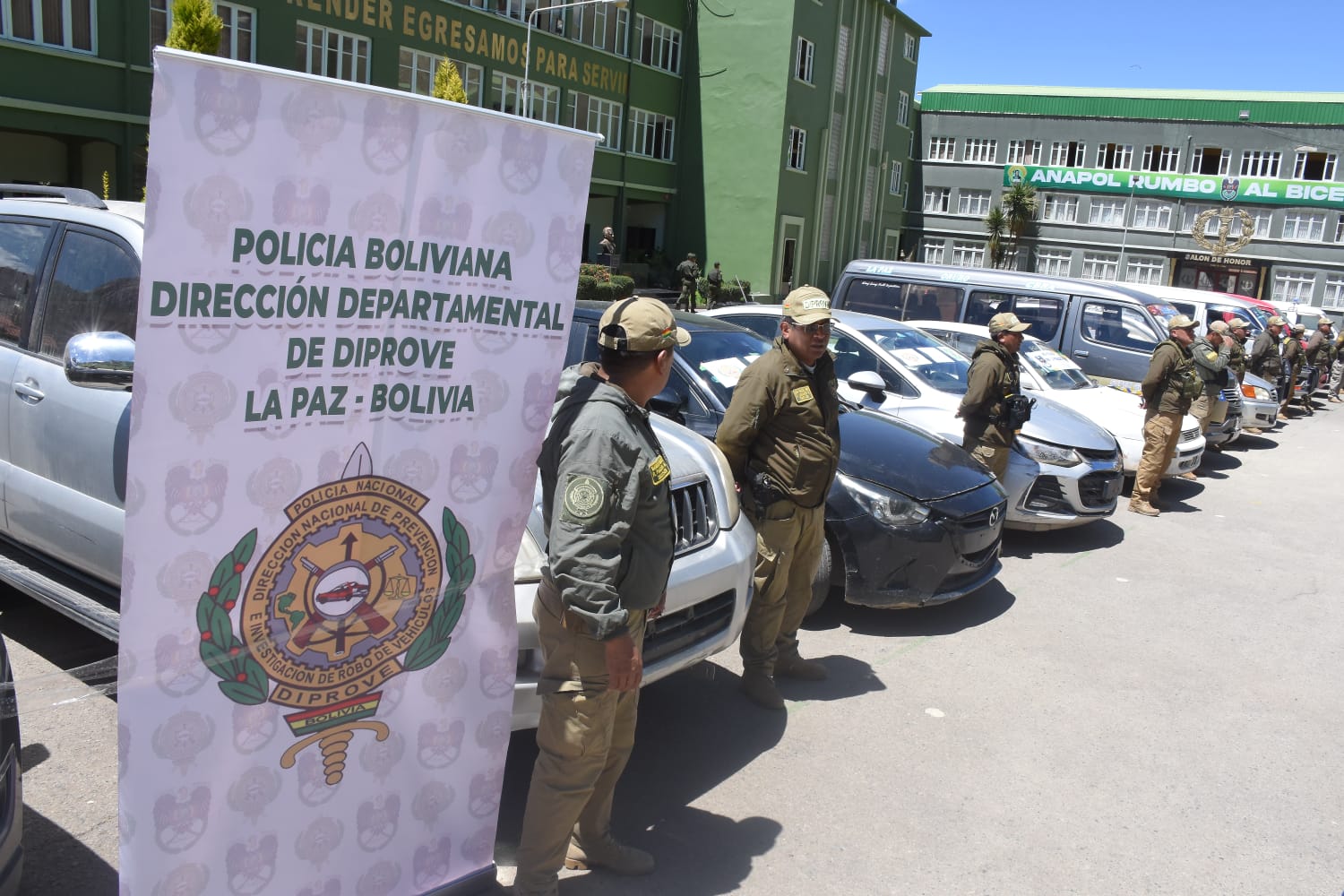 Diprove recuperó 338 vehículos durante el primer trimestre de este año; 47 en La Paz