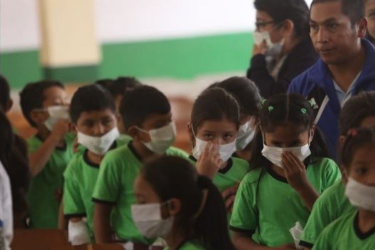 57 unidades educativas suspenden clases por contaminación del aire en la Chiquitanía