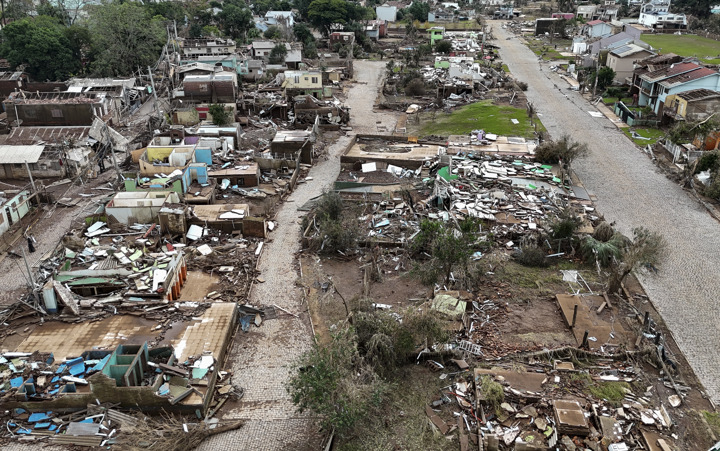 Operación de guerra en el sur de Brasil para rescatar a las víctimas de las inundaciones