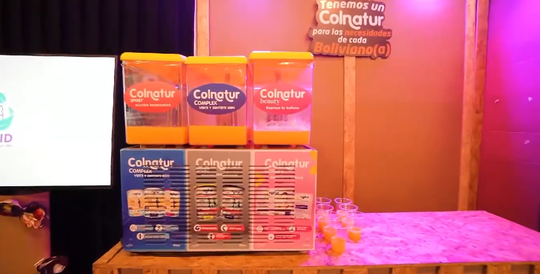 Laboratorios Bagó promocionó la familia Colnatur en la reciente feria La Paz Expone