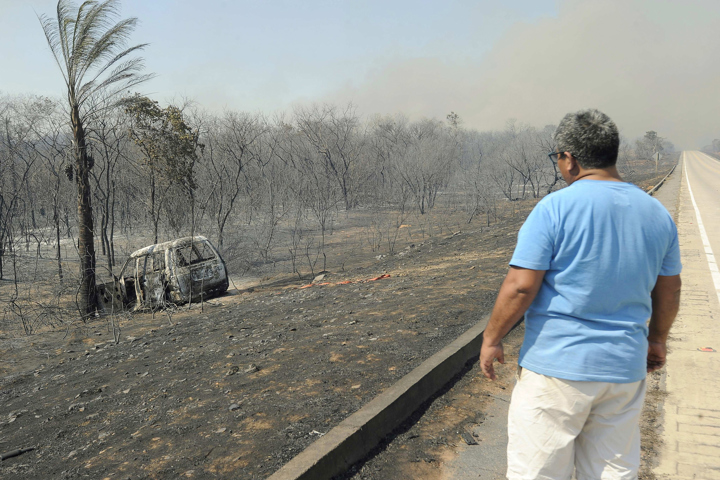  Se incrementan los incendios forestales y el municipio de Roboré es el más afectado