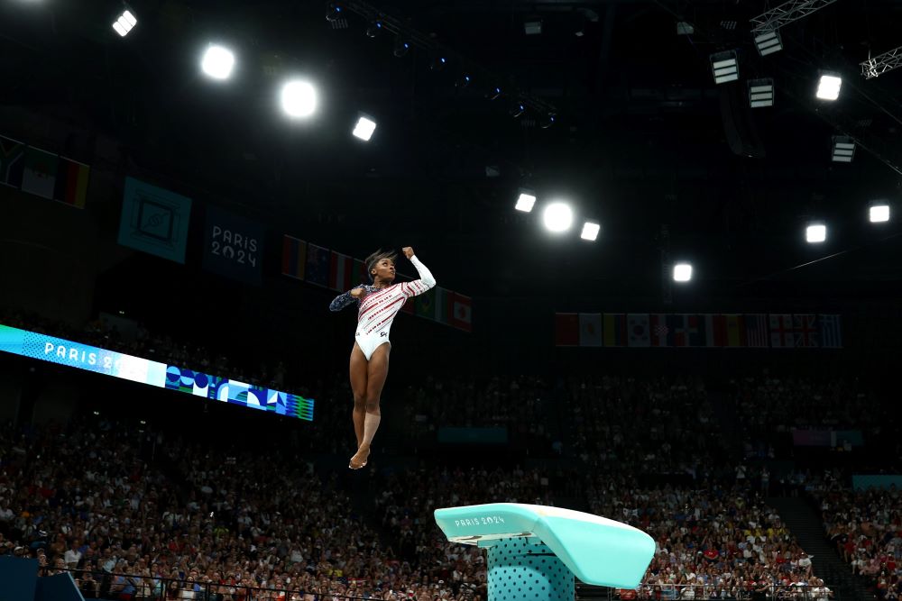 París 2024: baño de oro para Biles y Estados Unidos por equipos en la gimnasia