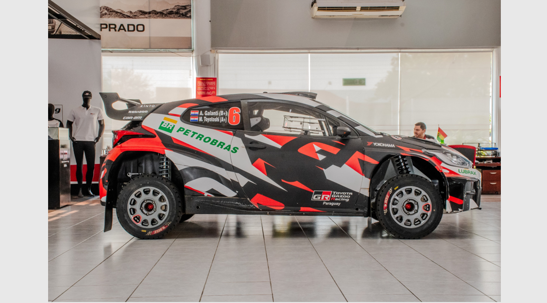 El Toyota Gazoo Racing Yaris Rally 2 se encuentra en Bolivia