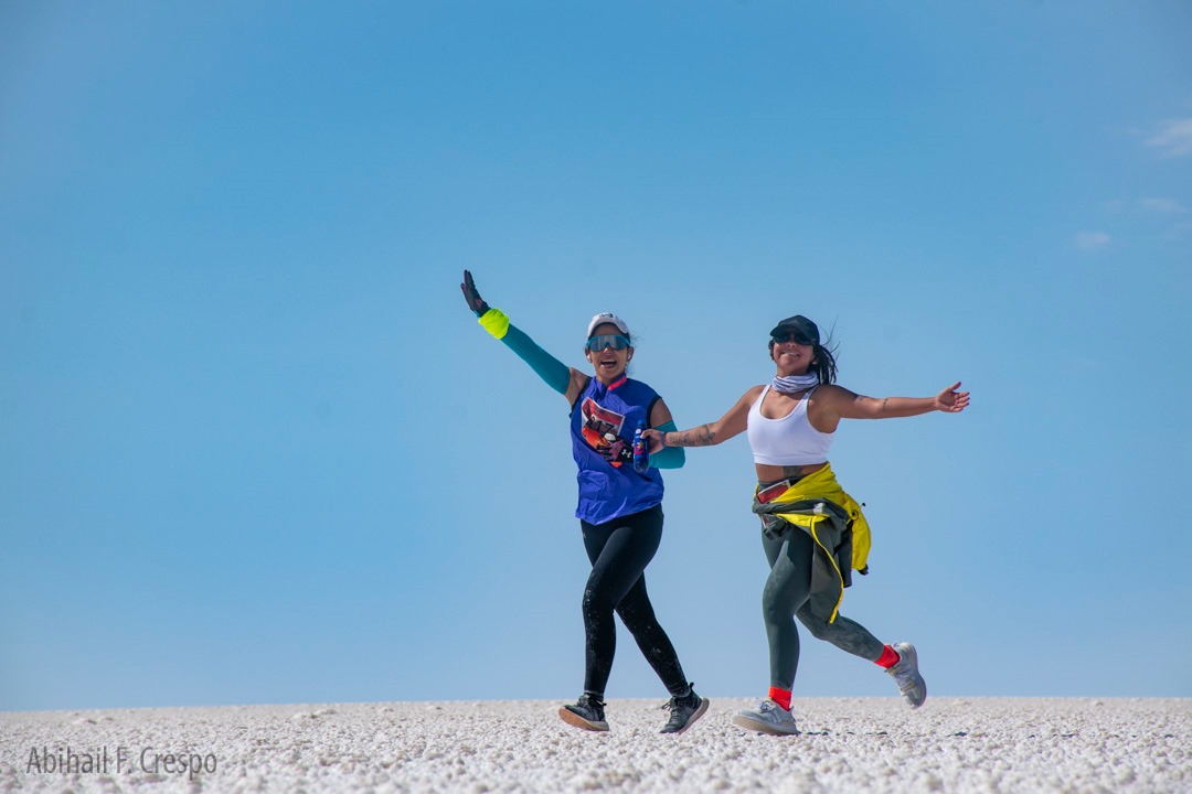 Orureño Aguilar y paceña Yana ganan el Skyrunning por el Salar de Uyuni