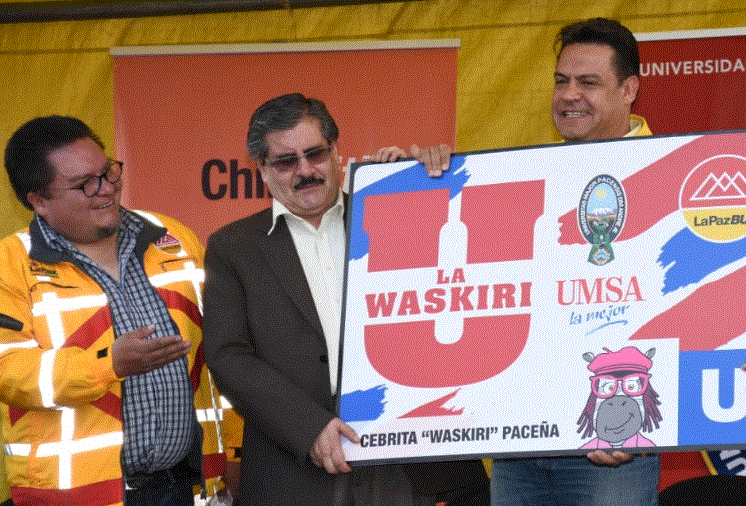 Estudiantes de la UMSA e institutos técnicos pagarán Bs 1,80 con tarjeta “La Waskiri” en los PumaKatari