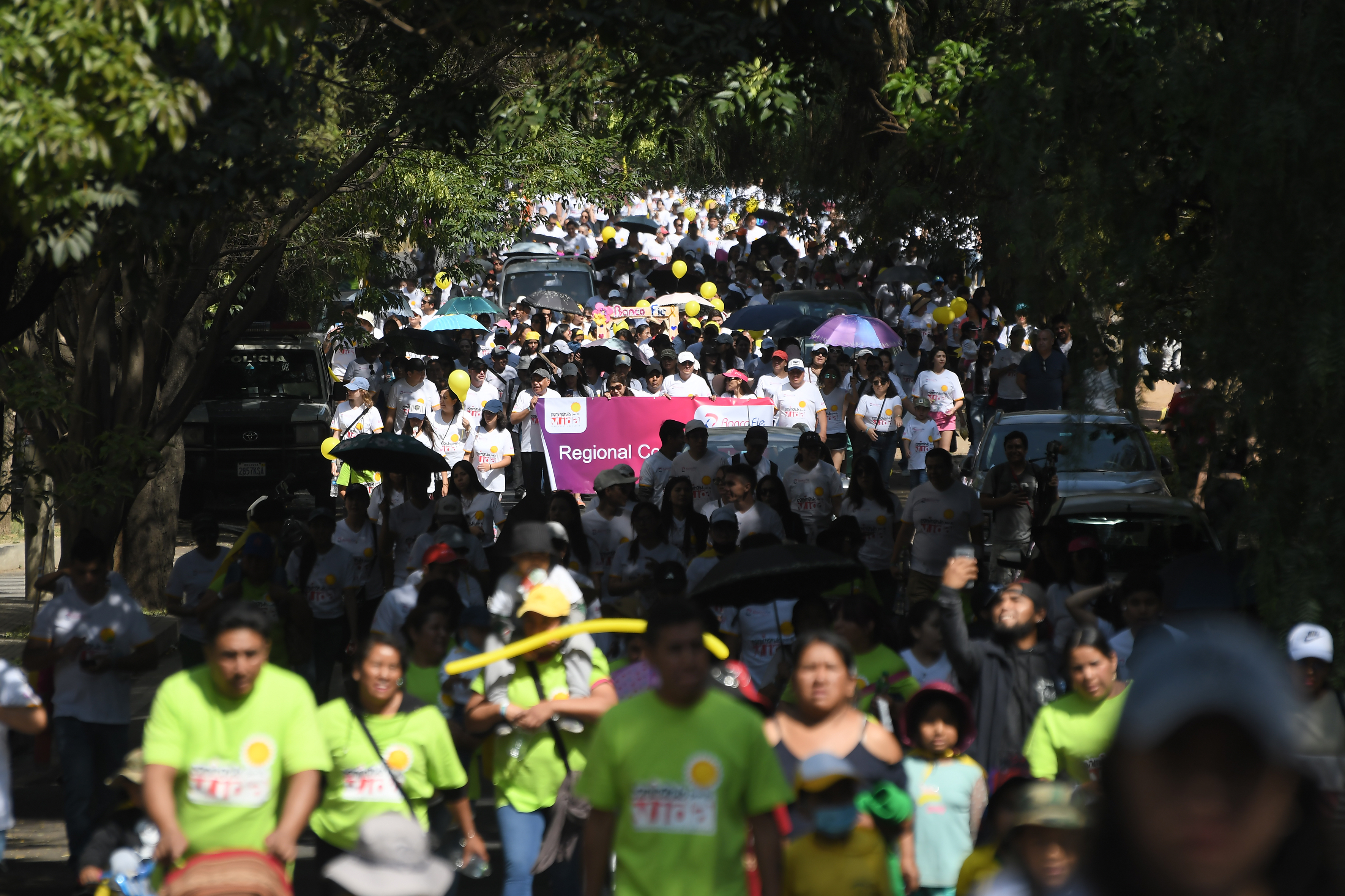 Campaña “Caminando por la Vida” a favor de niñas y niños con cáncer congregó a más de 1.500 personas en Cochabamba