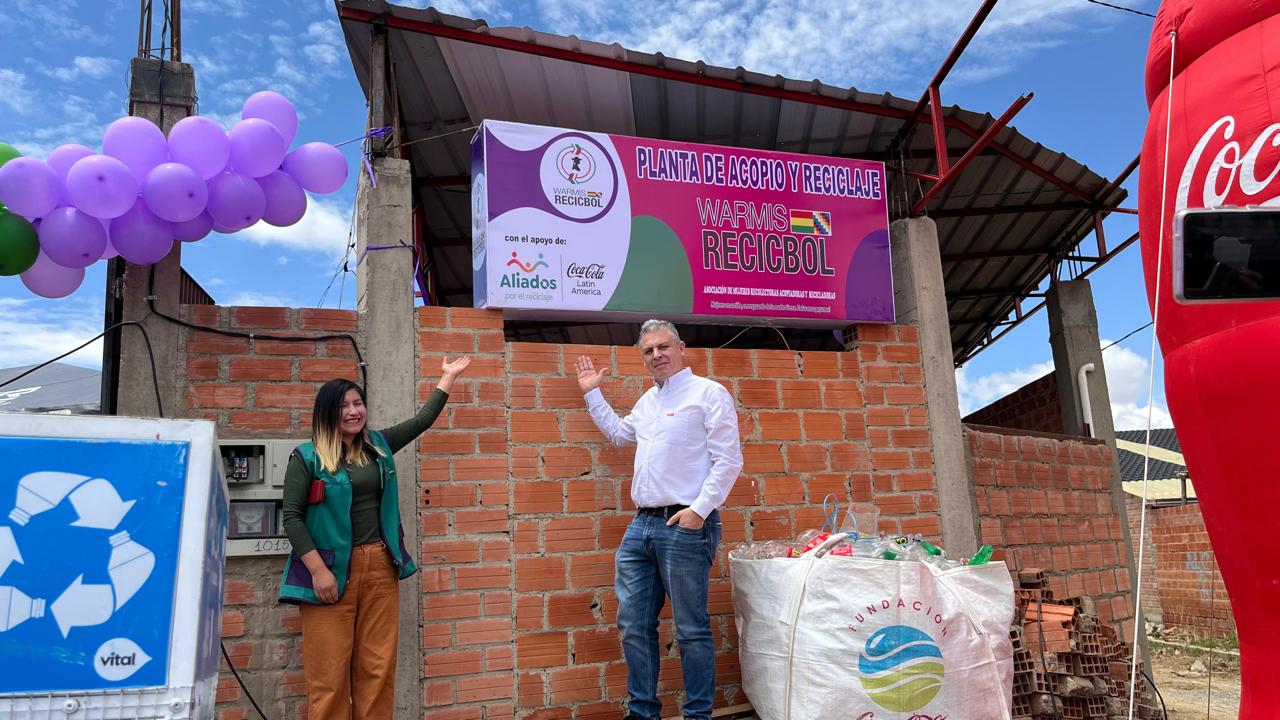 Recicladores de la Asociación Warmis Recicbol inauguran su Centro de Acopio para fortalecer el reciclaje de residuos en la ciudad de El Alto