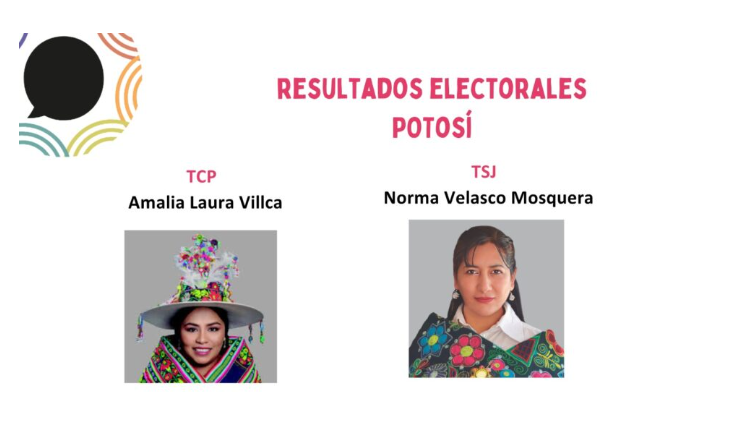 Estos son los siete magistrados electos  hasta ahora; en el eje central aún se cuentan los votos