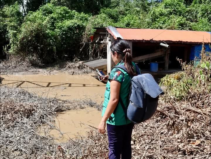 Comisión de Gobernación pandina y  FFAA descubren en el Manuripi  varias dragas usadas por minería ilegal