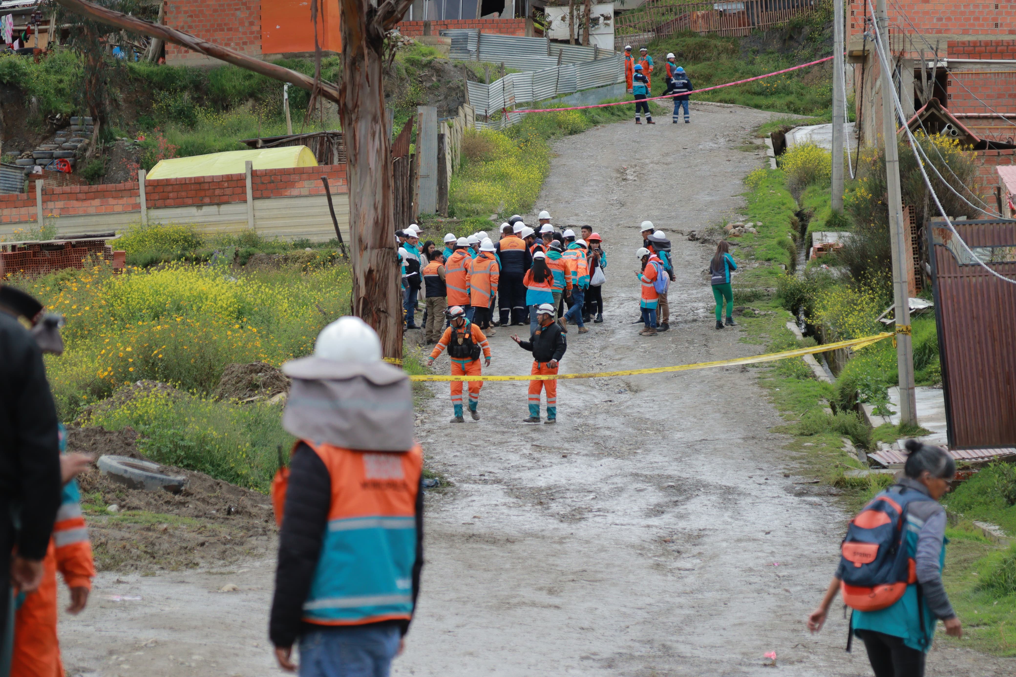 Al menos 40 viviendas están afectadas por movimiento activo de tierra en Codavisa, informa Calvimontes