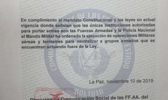 Aviones sobrevuelan Challapata donde una caravana fue emboscada con armas de fuego