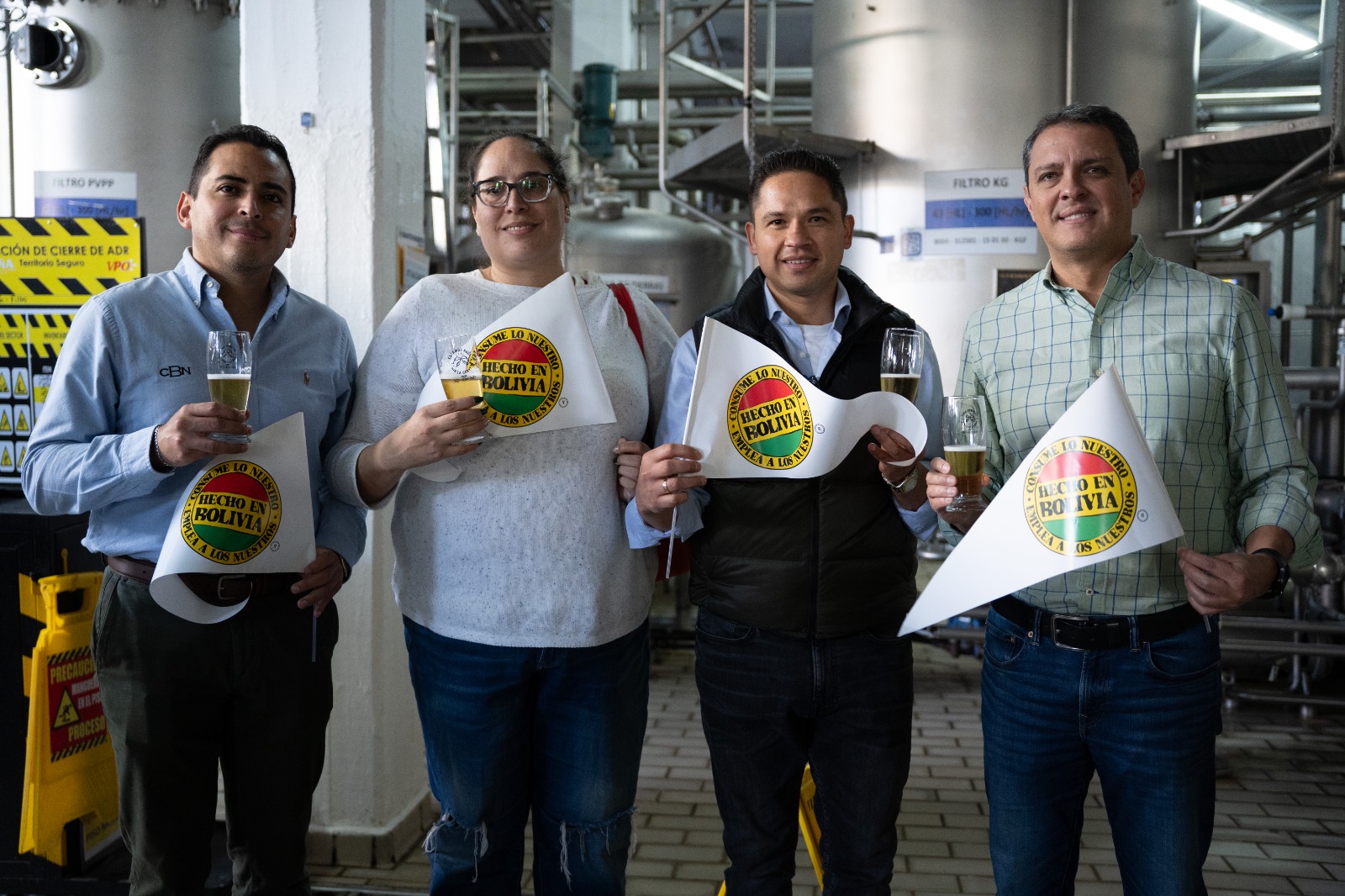 Comisión “Team 45” de la CNI visita Cervecería Taquiña para disfrutar la calidad de una de las cervezas tradicionales de Bolivia