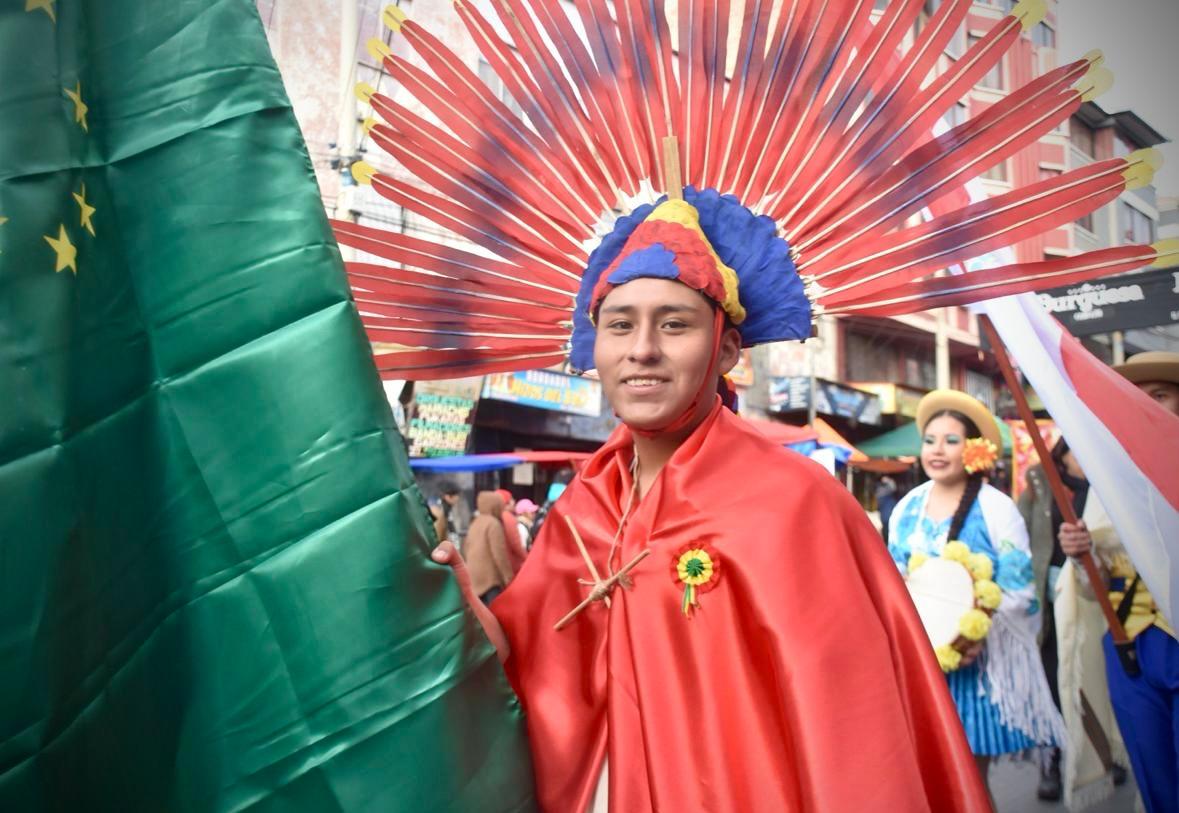El Gran Poder comienza con un pedido de paz y unidad para Bolivia 
