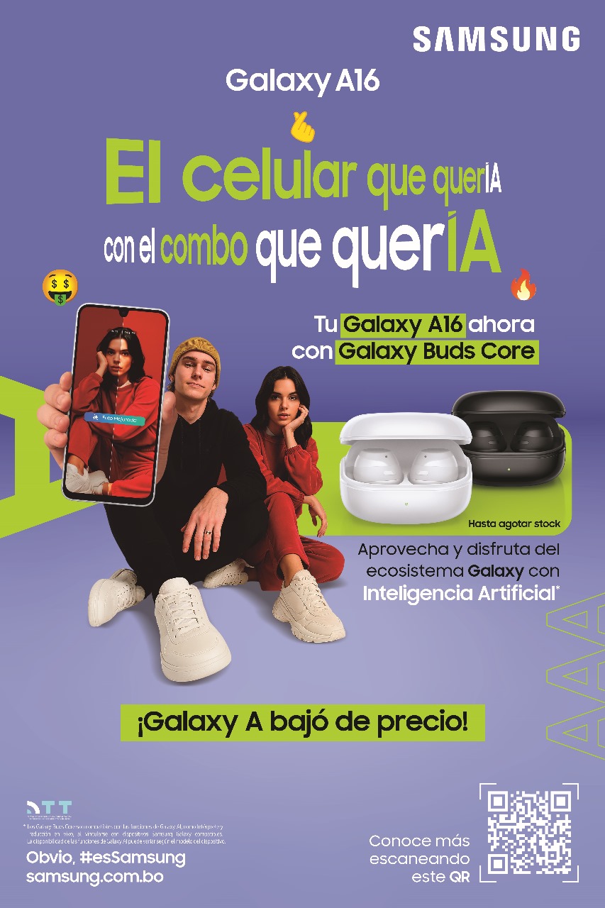 Samsung presenta “el elular que querÍA, con el combo que querÍA”: Galaxy A16 con Buds Core para una experiencia Galaxy AI