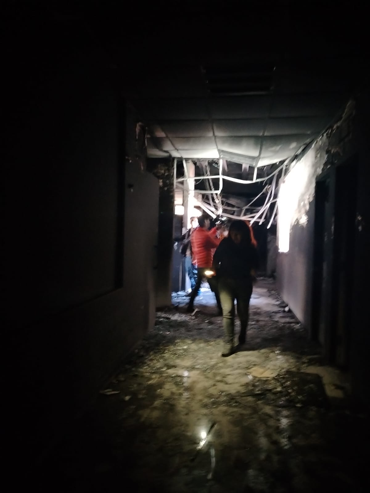 La Policía considera que el incendio en Sopocachi se produjo por un cortocircuito