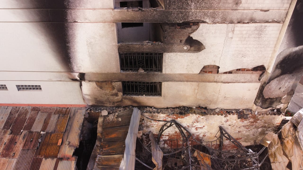 La Policía considera que el incendio en Sopocachi se produjo por un cortocircuito