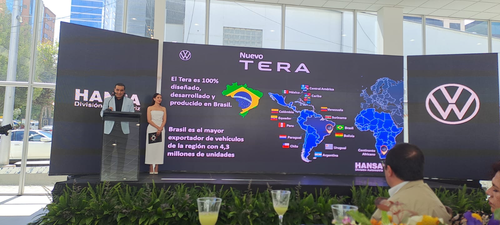 El Volkswagen Tera llega a La Paz para continuar su presentación oficial en Bolivia