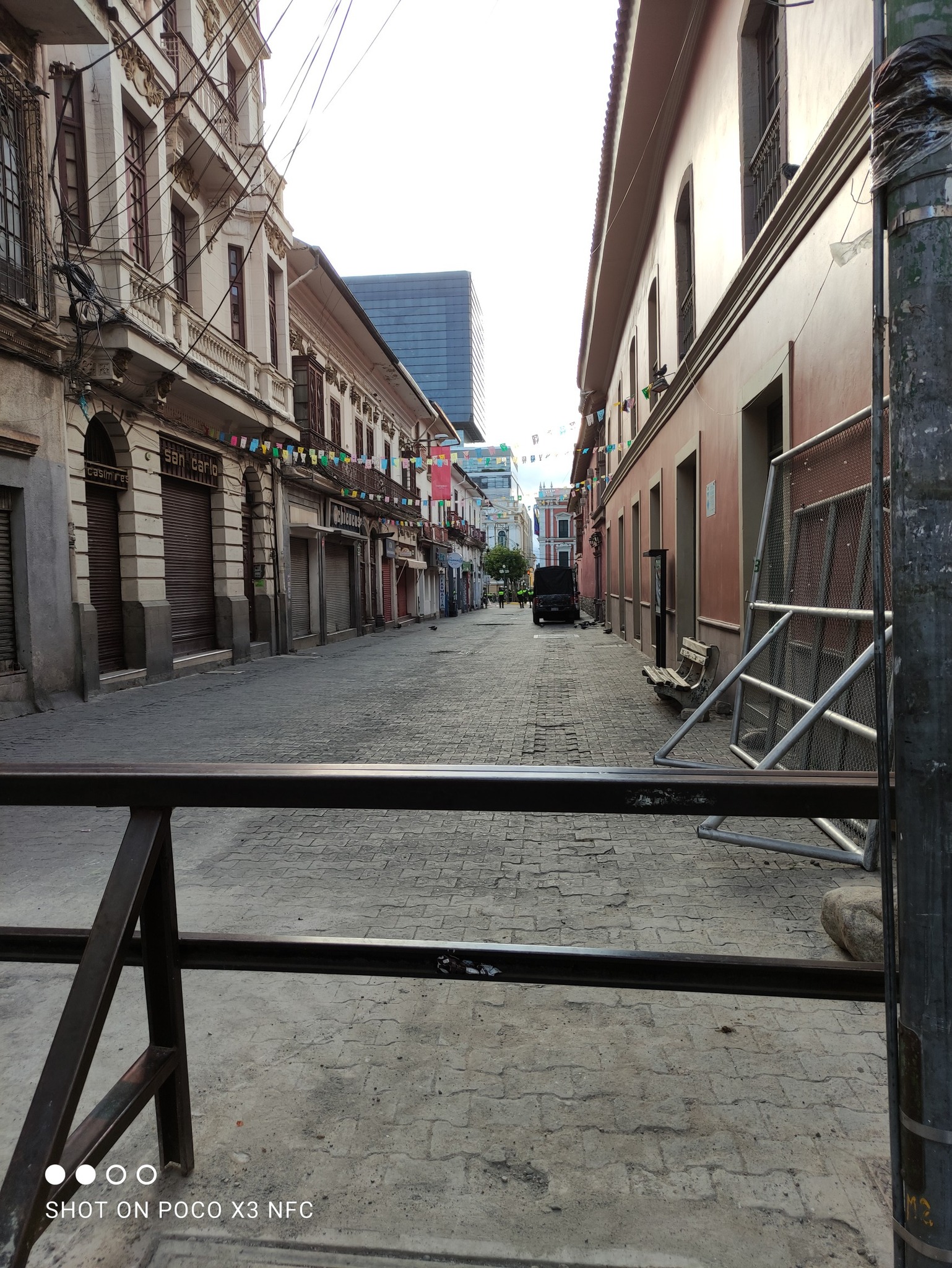 A dos días de la posesión, la plaza Murillo está cerrada por ensayos