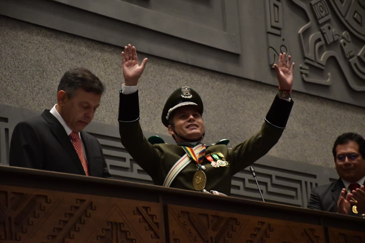 Lara jura como vicepresidente del Estado