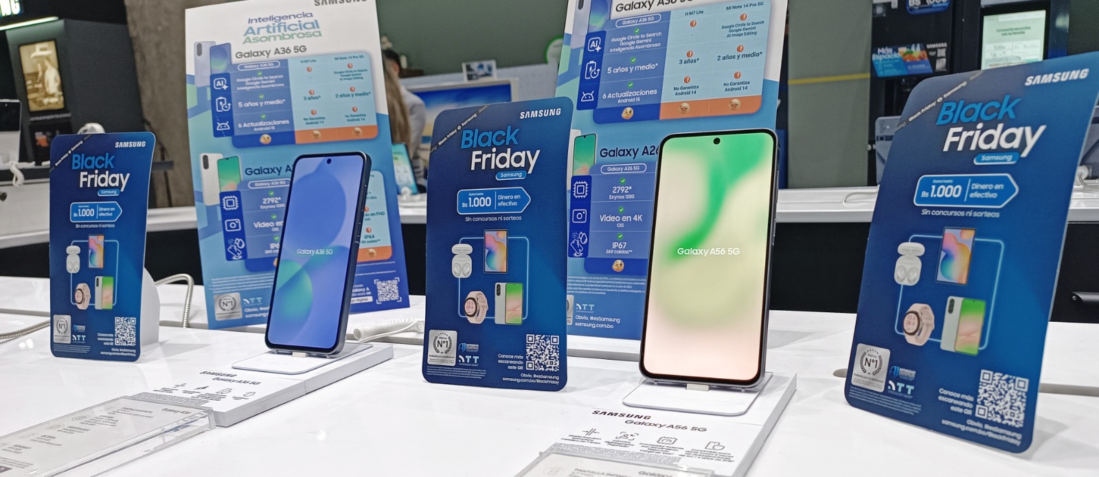 Samsung presenta su campaña Black Friday en La Paz con más de Bs 2 millones en premios