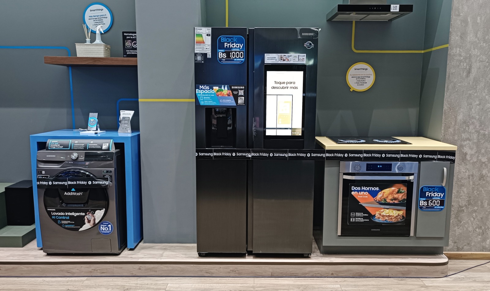 Samsung presenta su campaña Black Friday en La Paz con más de Bs 2 millones en premios