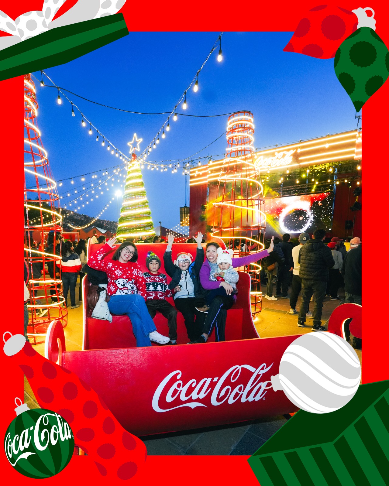 Coca Cola inicia la temporada navideña con la campaña toma una Coca Cola vive el espíritu navideño, llena de momentos inspiradores y experiencias atractivas