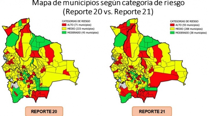 Municipios en riesgo alto de contagios de COVID-19 aumentan de 71 a 93