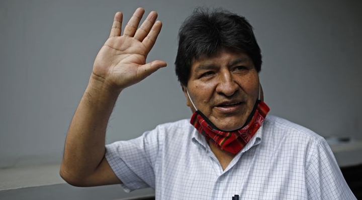 Morales calificó de agresión la invitación a Juan Guiadó