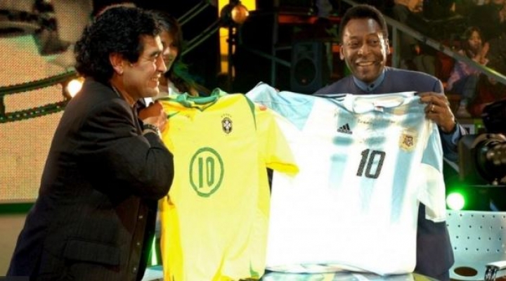 Cómo nació la rivalidad entre Maradona y Pelé (y qué hay de verdad en ella)