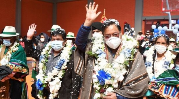 Arce exigió en La Paz votar por Dockweiler y en Oruro dijo que “quisiéramos” gobernadores y alcaldes para “coordinar”