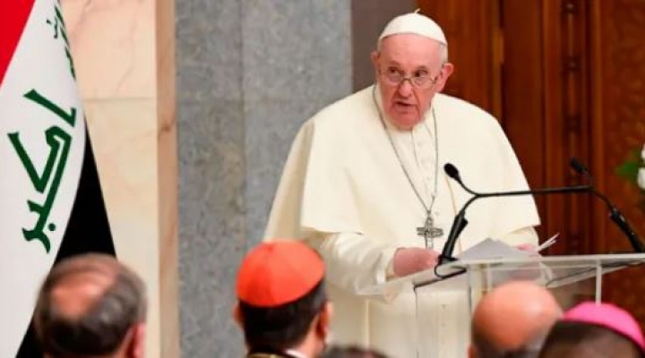 Papa visitó la catedral de Bagdad y recordó a las 53 víctimas del peor atentado contra cristianos en Irak
