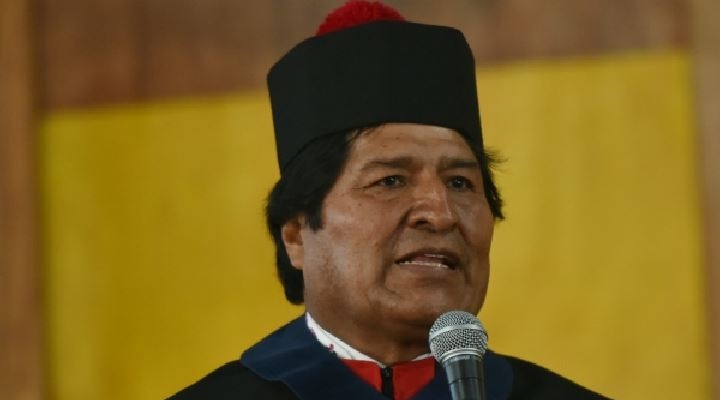 A nombre de los bolivianos, Evo dice que la elección de Maduro fue “legítima” y “democrática”