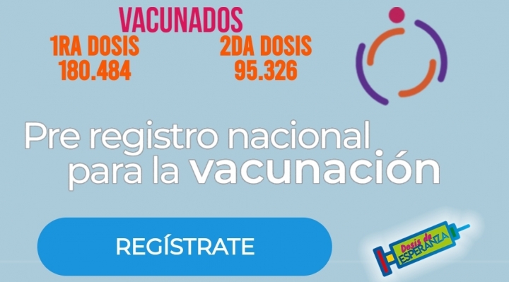 Gobierno Nacional lanza el Registro Único de Vacunación contra Covid-19