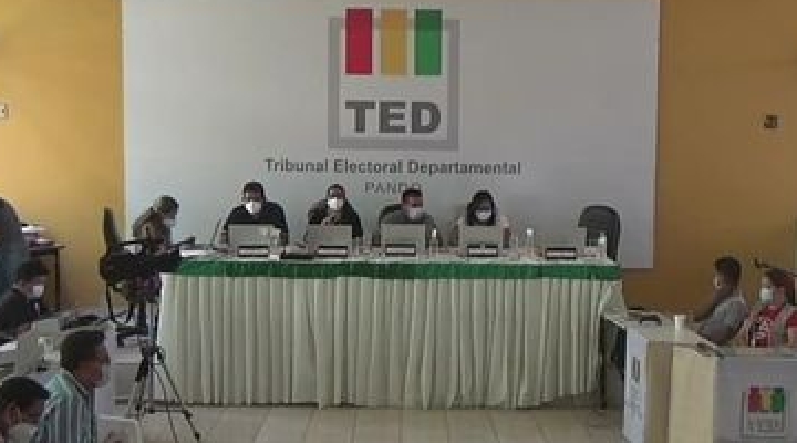 TED de Pando posterga cómputo del balotaje hasta el viernes por votación en 2 mesas electorales