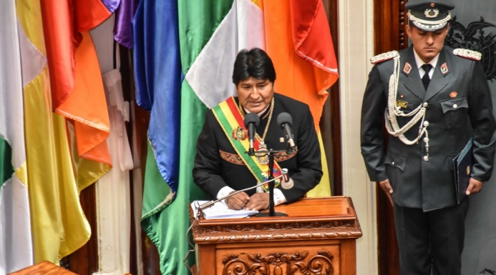 Morales reitera cifras de "logros económicos" e insiste en que Bolivia y Chile deben negociar el tema marítimo