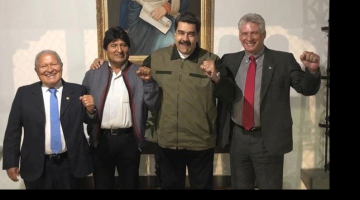 Maduro tiene el apoyo de Rusia, México, Bolivia, Uruguay, Nicaragua, Honduras y Cuba