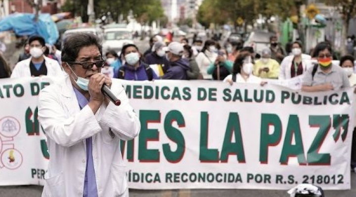 Trabajadores de salud dan ultimátum de siete días para abrir la ley de emergencia sanitaria