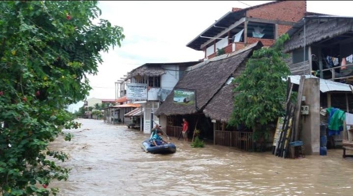 Por lluvias y desbordes de ríos, declaran alerta roja a un municipio y a 3 en emergencia en el Beni