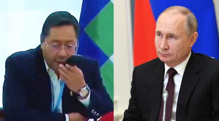 Arce habla con Putin sobre el contrato de las vacunas Sputnik