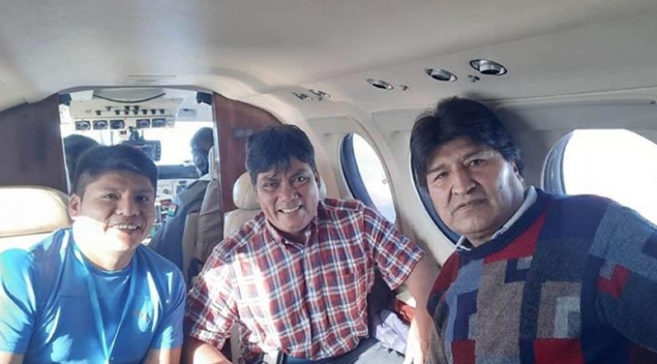 Formulario revela que aeronave que transportó a Evo hizo una ruta por La Paz-Chimoré y Tarija