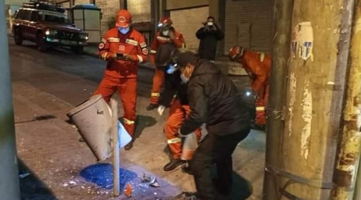 Minuto a minuto: La fuerte explosión en cercanías a la Alcaldía deja al menos dos heridos