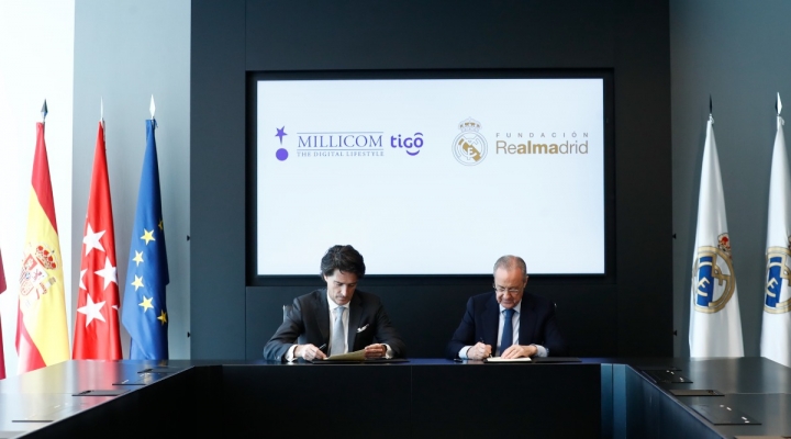 Alianza entre la Fundación Real Madrid y Millicom-Tigo para proyectos sociodeportivos en Latinoamérica