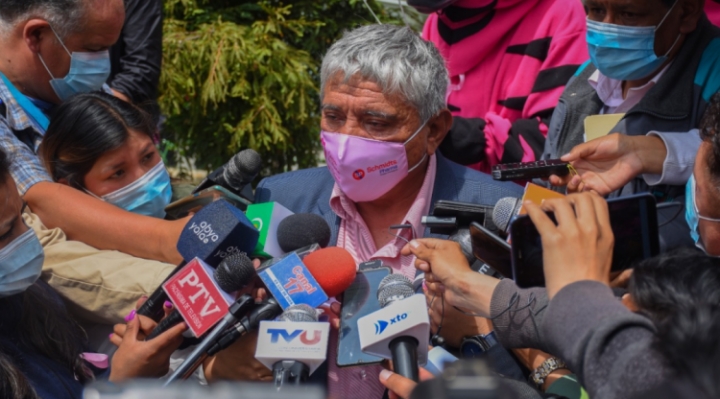 Arias convoca a un paro pacífico y pide al Gobierno garantías para la protesta del lunes